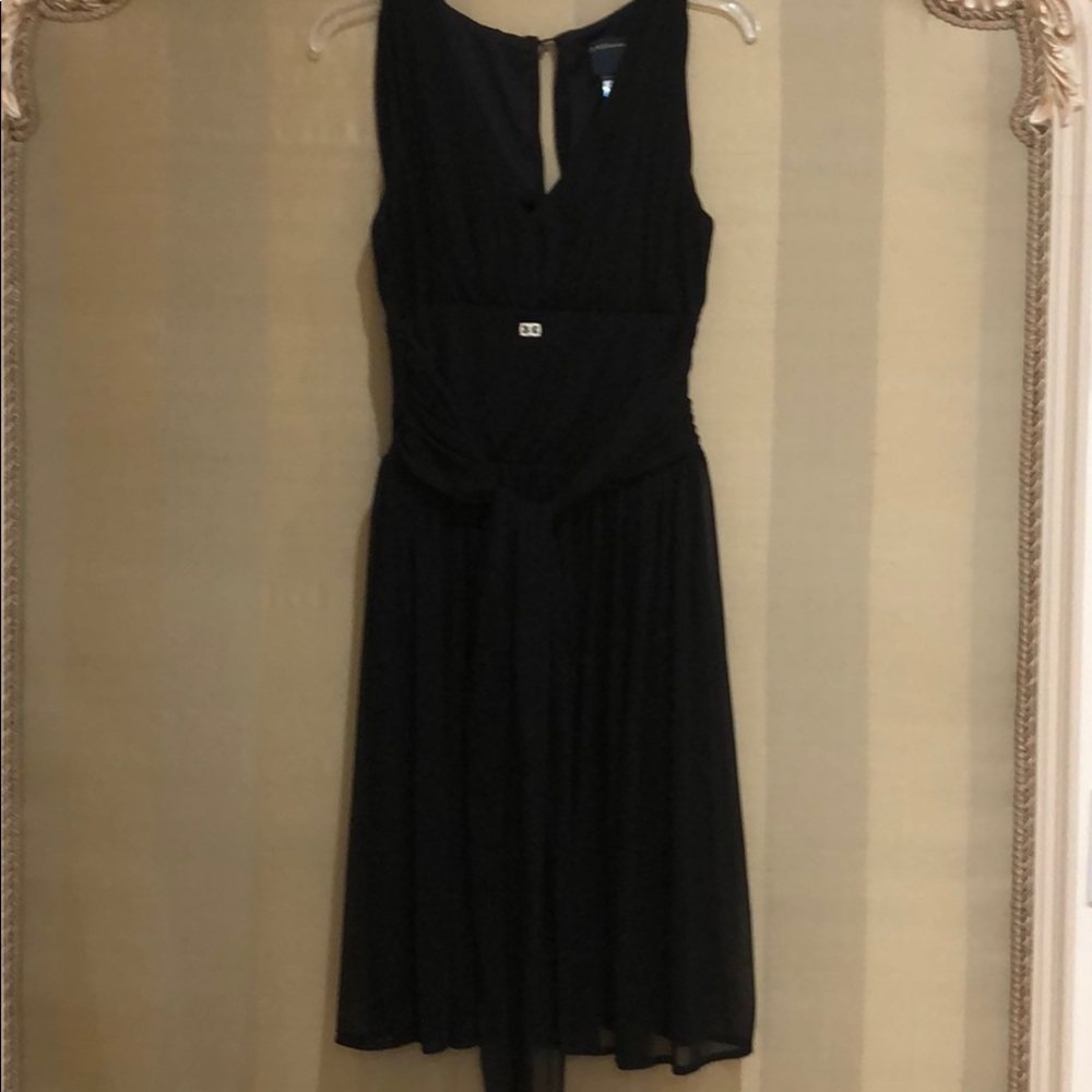 Roberto Cavalli Class black midi dress
